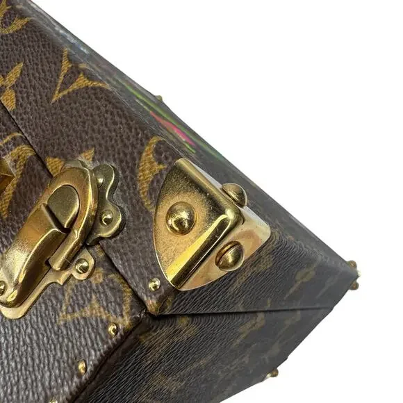 Louis Vuitton Murakami Jewelry Box Trunk MOCA Monogram Superflat Bag LV Hands - Picture 13 of 16